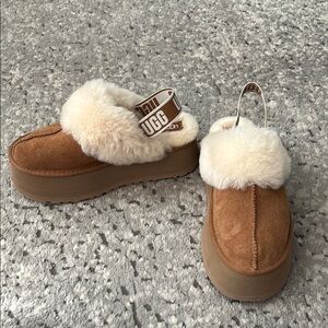 UGG Women's Brown Shearling Slippers